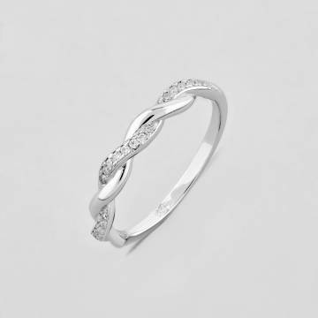 Серебряное кольцо Minimal 510269б-17 17 Серебряное кольцо Minimal 510269б-17 17
