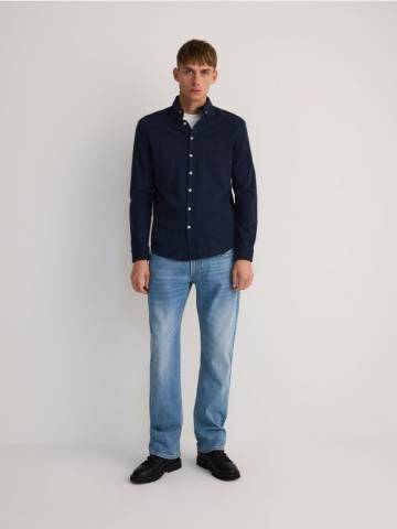 Reserved - Сорочка regular fit з бавовни - темно-синій - 022DC-59M Reserved - Сорочка regular fit з бавовни - темно-синій - 022DC-59M