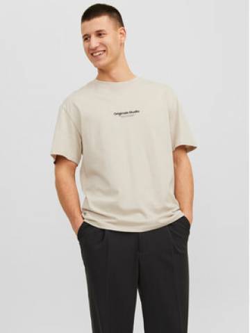 Jack&Jones Футболка Vesterbro 12240121 Бежевий Relaxed Fit Jack&Jones Футболка Vesterbro 12240121 Бежевий Relaxed Fit