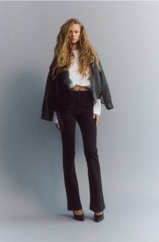 Reserved - Джинси flare - чорний - 752FZ-99J