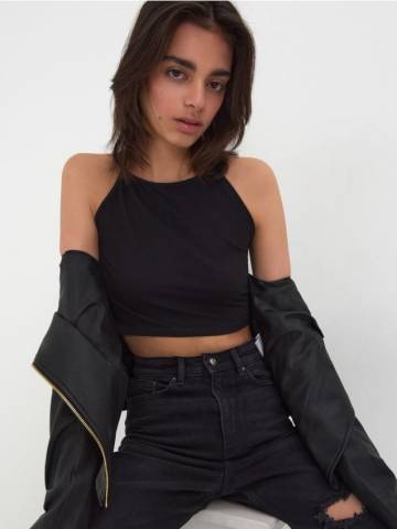 Байкерська куртка - золотий