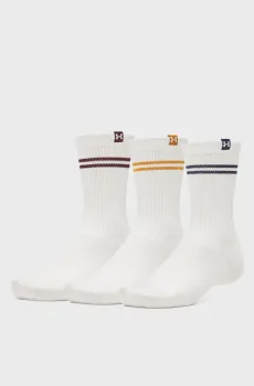 Белые носки (3 пары) UA Sportswear Cotton Nv Crew Белый 31.5-36.5 Under Armour 1390130-110