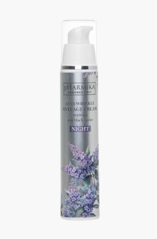 Ночной крем для лица pHarmika Anti-wrinkle Anti-Age Night Cream против морщин, с пептидами и черной икрой, 50 мл