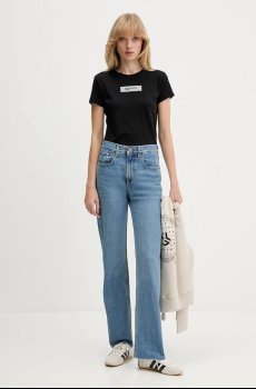 Хлопковая футболка Karl Lagerfeld Jeans