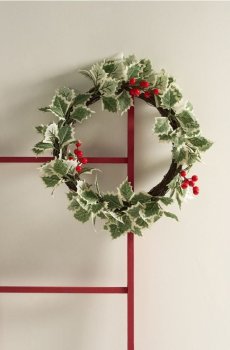 Декоративний різдвяний вінок - зелений