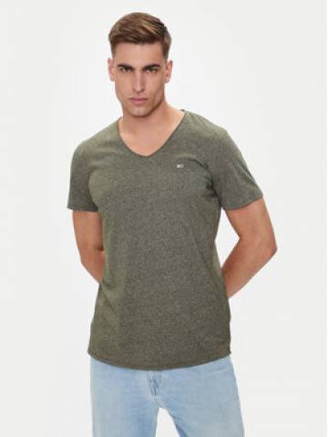 Tommy Jeans Футболка Jaspe DM0DM09587 Зелений Slim Fit Tommy Jeans Футболка Jaspe DM0DM09587 Зелений Slim Fit