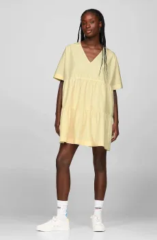 Женское желтое платье TJW POPLIN A-LINE SS Желтый L Tommy Jeans DW0DW17948
