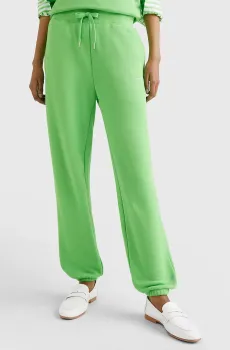 Женские салатовые спортивные брюки 1985 TAPERED MINI CORP Салатовый S Tommy Hilfiger WW0WW38690