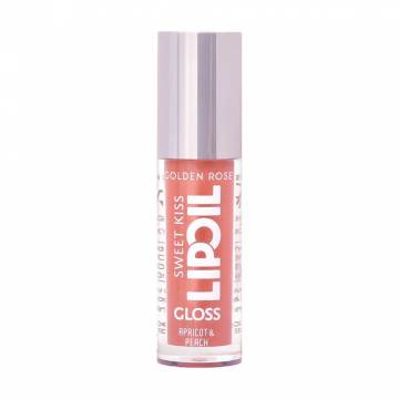 Масло для губ Golden Rose Sweet Kiss Lip Oil Gloss 02 Apricot & Peach, 4.7 мл Масло для губ Golden Rose Sweet Kiss Lip Oil Gloss 02 Apricot & Peach, 4.7 мл
