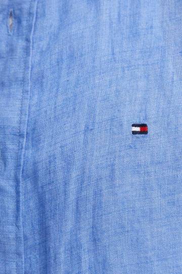 Льняная рубашка Tommy Hilfiger regular воротник button-down MW0MW34602 Льняная рубашка Tommy Hilfiger regular воротник button-down MW0MW34602