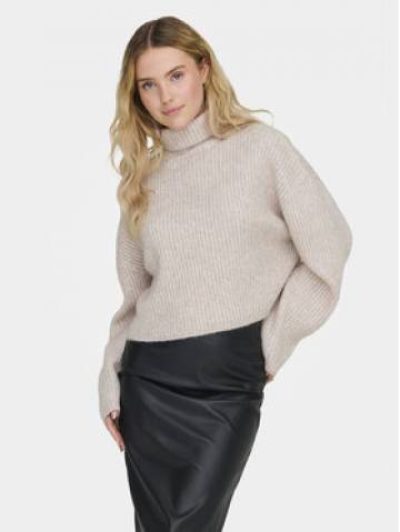 ONLY Гольф Melanie 15321177 Бежевий Regular Fit ONLY Гольф Melanie 15321177 Бежевий Regular Fit