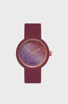 Женские бордовые часы O clock Бордовый S O bag OKLKAS00123
