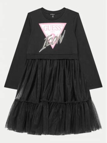 Guess Повсякденна сукня J4YK06 KB8R0 Чорний Regular Fit Guess Повсякденна сукня J4YK06 KB8R0 Чорний Regular Fit