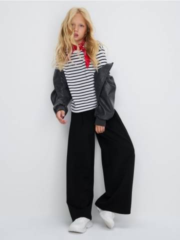 Широкі штани - чорний