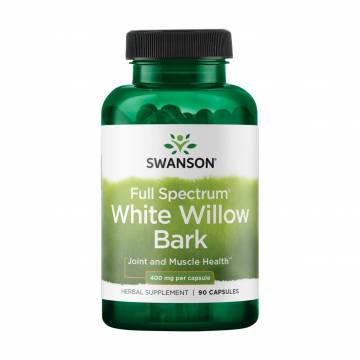 Кора белой ивы Swanson Full Spectrum White Willow Bark 400 мг, 90 капсул Кора белой ивы Swanson Full Spectrum White Willow Bark 400 мг, 90 капсул