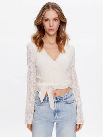 Guess Блузка Aela W3GP15 KBP90 Écru Regular Fit Guess Блузка Aela W3GP15 KBP90 Écru Regular Fit