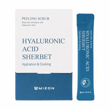 Пилинг-скраб для лица Mizon Hyaluronic Acid Sherbet Peeling Scrub, 40*5 г Пилинг-скраб для лица Mizon Hyaluronic Acid Sherbet Peeling Scrub, 40*5 г
