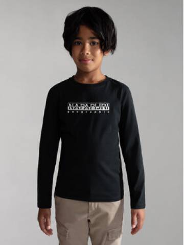 Napapijri Блузка S-Box NP0A4GNI D Чорний Regular Fit Napapijri Блузка S-Box NP0A4GNI D Чорний Regular Fit