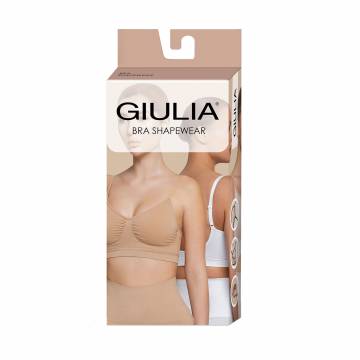 Бюстгальтер Giulia Bra Shapewear без косточек, бесшовный, Black, размер S/M Бюстгальтер Giulia Bra Shapewear без косточек, бесшовный, Black, размер S/M