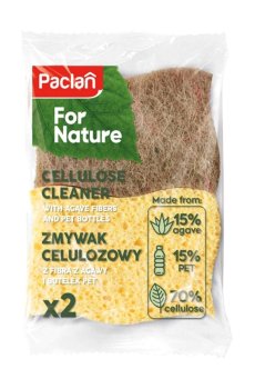 Губки для кухни Paclan биоразлагаемые, 2 шт