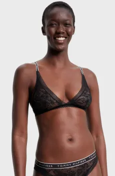 Женский черный бюстгальтер Черный XS Tommy Hilfiger UW0UW04752