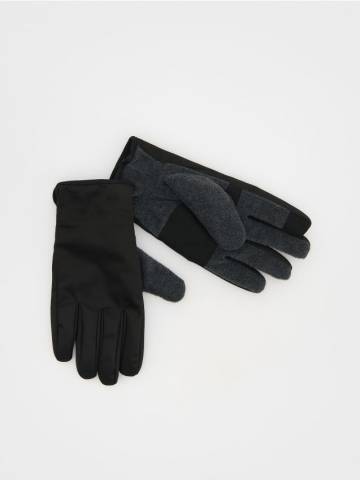 Reserved - MEN`S GLOVES - чорний - 129BE-99X Reserved - MEN`S GLOVES - чорний - 129BE-99X