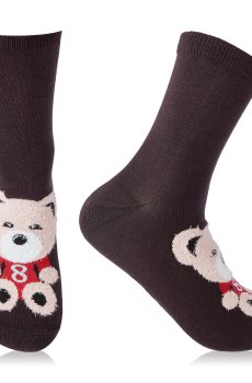 Носки женские AmiGA средние, медведь, размер 23-25