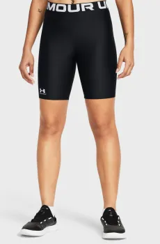 Женские черные велосипедки UA HG Authentics 8in Черный S Under Armour 1383627-001