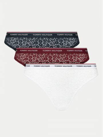 Tommy Hilfiger Набір з 3 пар стрінгів UW0UW04896 Кольоровий Tommy Hilfiger Набір з 3 пар стрінгів UW0UW04896 Кольоровий