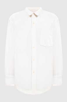 Джинсовая рубашка цвета айвори Carter