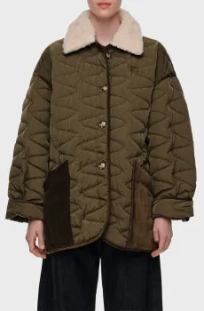 Женская оливковая куртка Оливковый S Bimba Y Lola 262BR0442.10530