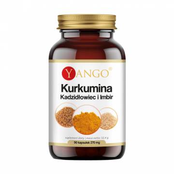 Куркумин, ладан и имбирь Yango Curcumin Boswellia and Ginger, 270 мг, 90 капсул