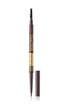 Водостойкий карандаш для бровей Eveline Cosmetics Micro Precise Brow Pencil 03 Dark Brown, 1.2 г