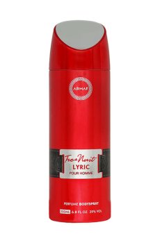 Уценка! Парфюмированный спрей для тела Armaf Tres Nuit Lyric мужской, 200 мл