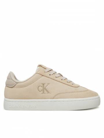 Calvin Klein Jeans Снікерcи Classic Cupsole Laceup Wt Wm YW0YW01833 Écru Calvin Klein Jeans Снікерcи Classic Cupsole Laceup Wt Wm YW0YW01833 Écru