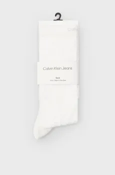 Мужские белые носки TERRY Белый ONESIZE Calvin Klein 701232658