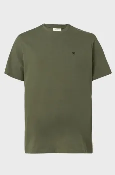 Мужская оливковая футболка CLASSIC Оливковый XL Calvin Klein Jeans LV04RD254G