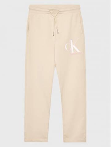 Calvin Klein Jeans Спортивні штани Monogram IG0IG01985 Бежевий Regular Fit Calvin Klein Jeans Спортивні штани Monogram IG0IG01985 Бежевий Regular Fit