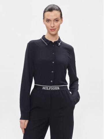 Tommy Hilfiger Сорочка Smd Detail Fluid Shirt WW0WW40549 Cиній Regular Fit Tommy Hilfiger Сорочка Smd Detail Fluid Shirt WW0WW40549 Cиній Regular Fit