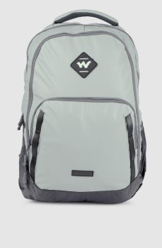 Wildcraft Unisex Grey Brand Logo Imprint 1.0 Plus Laptop Backpack