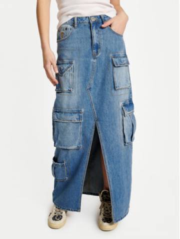 One Teaspoon Джинсова спідниця 90s 26248 Голубий Regular Fit One Teaspoon Джинсова спідниця 90s 26248 Голубий Regular Fit