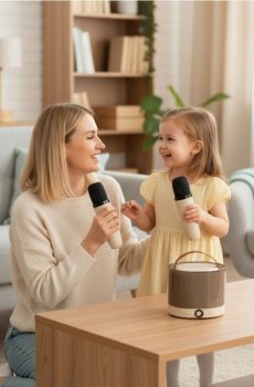 Бездротовий набір для караоке - нюдовий