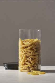 Банка для їжі з кришкою - clear