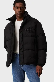 Мужская черная куртка CHENILLE PUFFER Черный XL Calvin Klein Jeans J30J326101