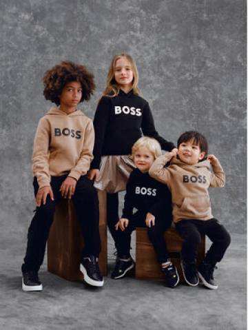 Boss Світшот J25Q15 D Чорний Regular Fit Boss Світшот J25Q15 D Чорний Regular Fit