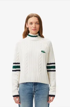Женский белый свитер Белый 40 Lacoste AF251970V