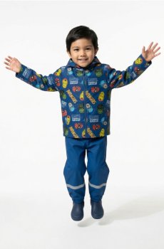 Штани з водонепроникної тканини - темно-синій