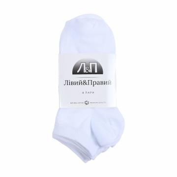 Набор носков женских Лівий&Правий 121, классические, 04 черные, размер 36-40, 4 пары Набор носков женских Лівий&Правий 121, классические, 04 черные, размер 36-40, 4 пары