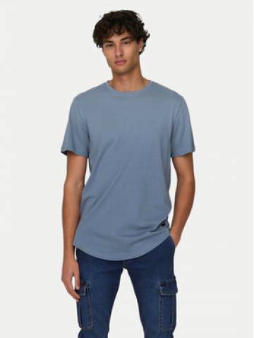 Only & Sons Футболка Matt 22002973 Голубий Regular Fit Only & Sons Футболка Matt 22002973 Голубий Regular Fit