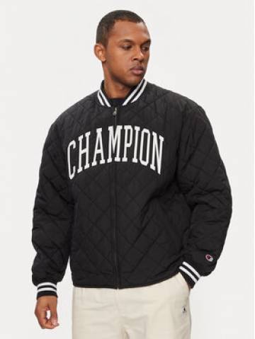 Champion Куртка бомбер 219897 Чорний Regular Fit Champion Куртка бомбер 219897 Чорний Regular Fit